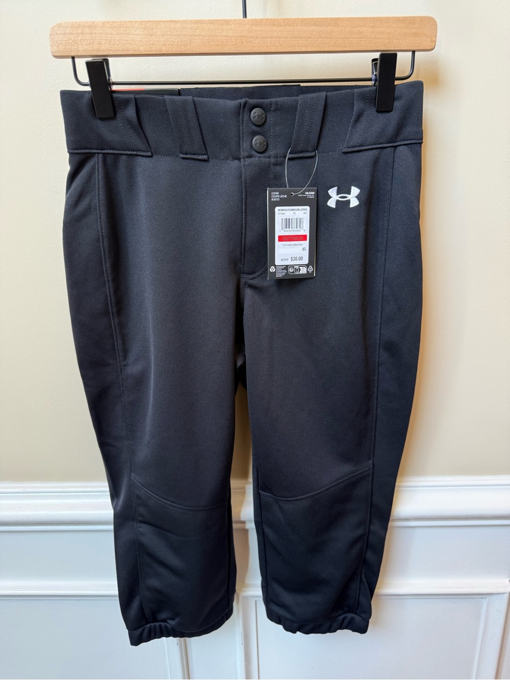 Under Armour Black Women's Utility Softball Pants Capri